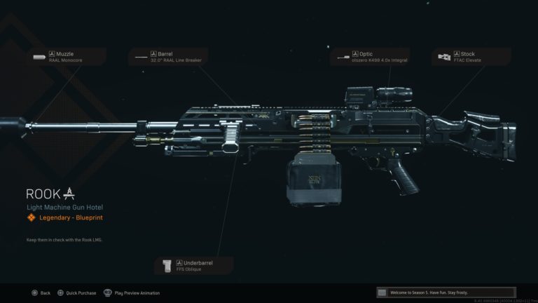 El mejor equipamiento de RAAL MG en Call of Duty: Warzone