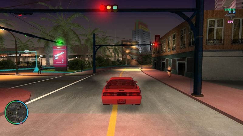 GTA Vice City looks much better with mods (Image via Trilha, Mod DB)