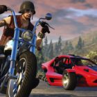 Grand Theft Auto Mountain Bike Stunt arruinado por un solo automóvil 