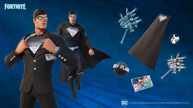 Black Suit Superman es cada vez más fácil de conseguir en Fortnite