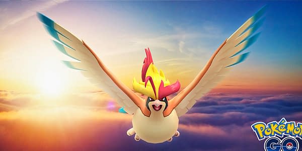 Mega Pidgeot en Pokémon GO.  Crédito: Niantic