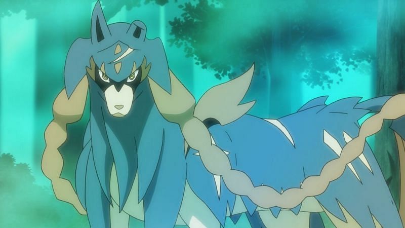 Zacian rests in the Slumberin Weald in Galar (Image via The Pokemon Company)