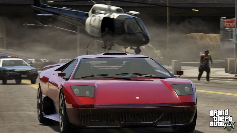 GTA 5 is enjoyed best with cheat codes (Image via Rockstar Games)