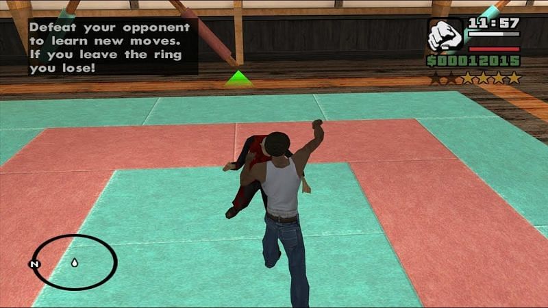 GTA San Andreas permitió a los jugadores aprender nuevos movimientos de combate para tener una ventaja sobre los enemigos (Imagen a través de gta.fandom.com)