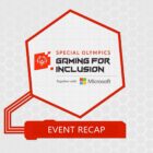 El evento Gaming for Inclusion reúne a los atletas de Olimpiadas Especiales para la diversión y la competencia de los deportes electrónicos