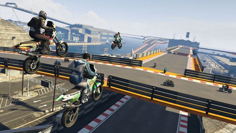 There are several stunt locations in San Andreas (Image via Rockstar Games)
