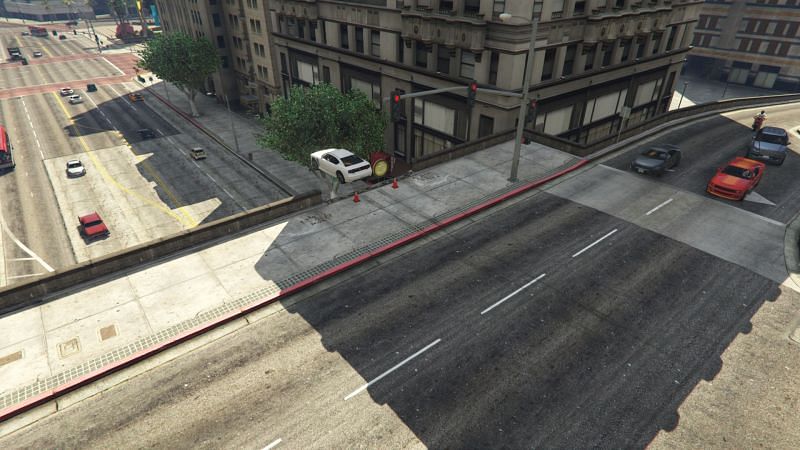 Un salto bastante fácil en GTA 5 (Imagen a través de Rockstar Games)