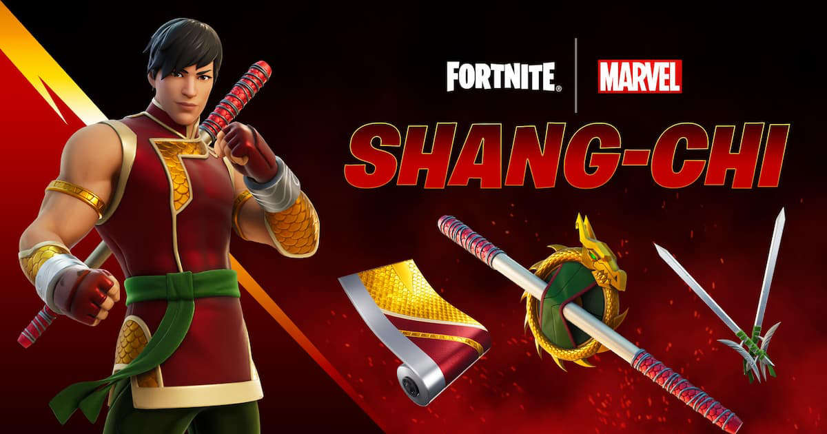 Shang Chi es la última incorporación de Marvel a la tienda de artículos de Fortnite