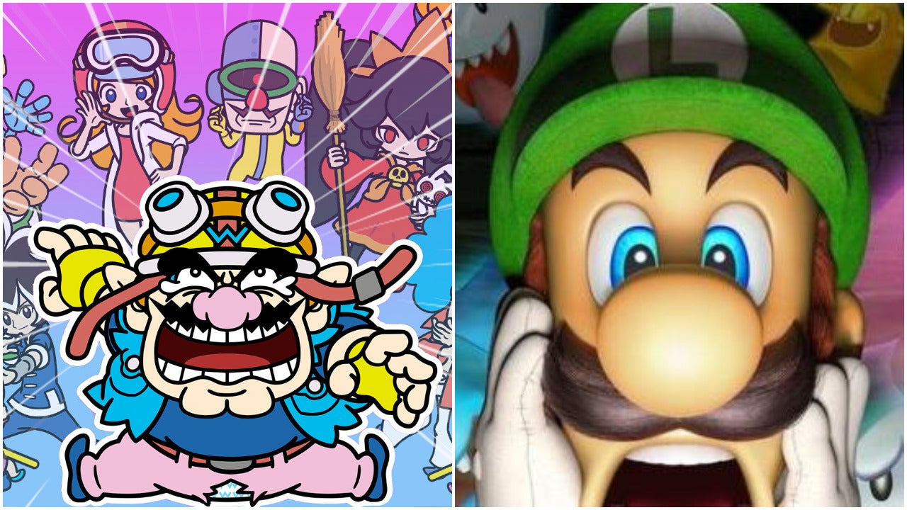 WarioWare: ¡Consígalo juntos!  Contiene activos de alta resolución de la demostración de Luigi's Mansion E3 2001