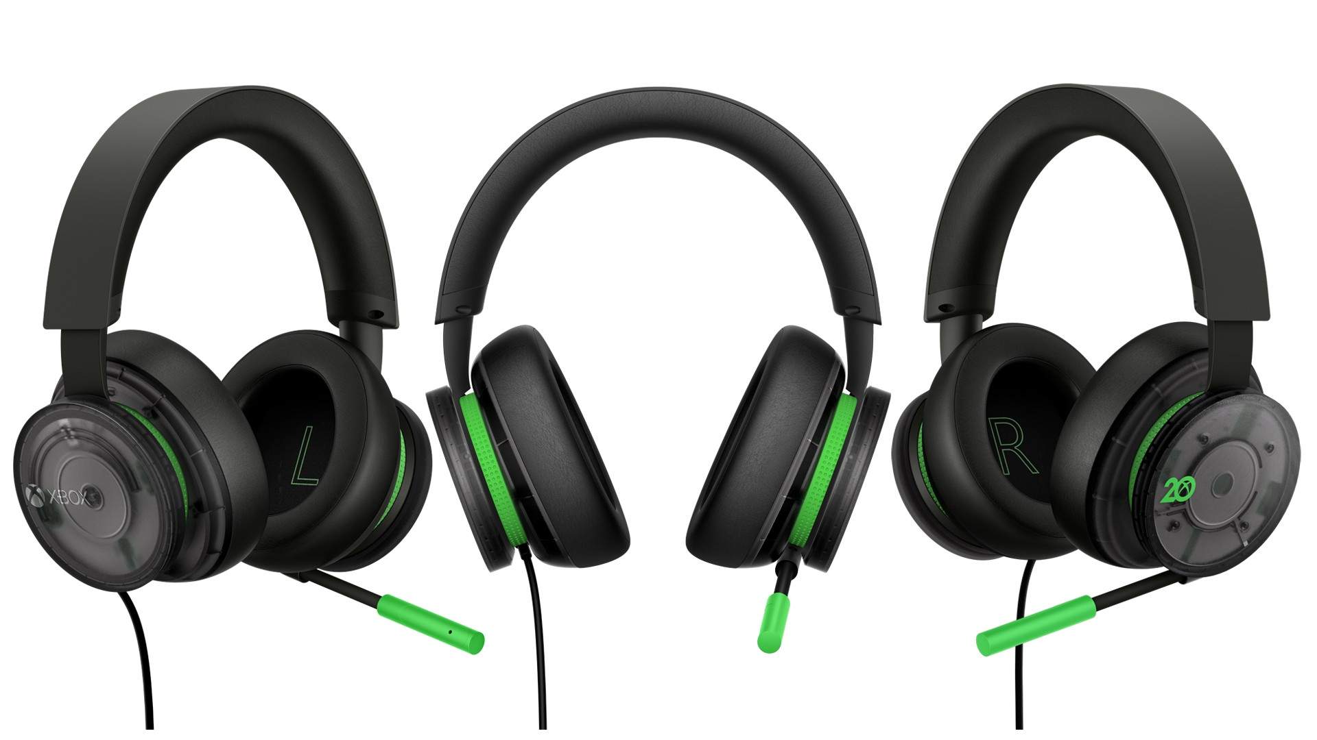 Auriculares estéreo Xbox edición especial del vigésimo aniversario