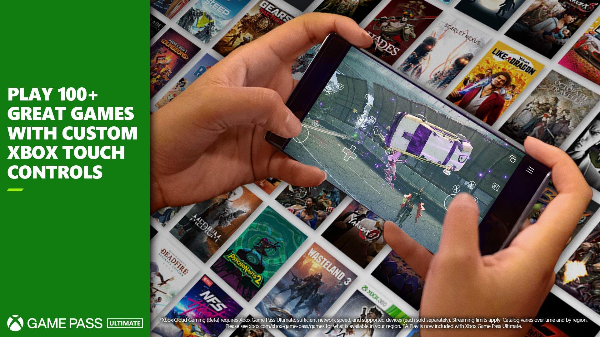 Actualización de los controles táctiles de Xbox Game Pass