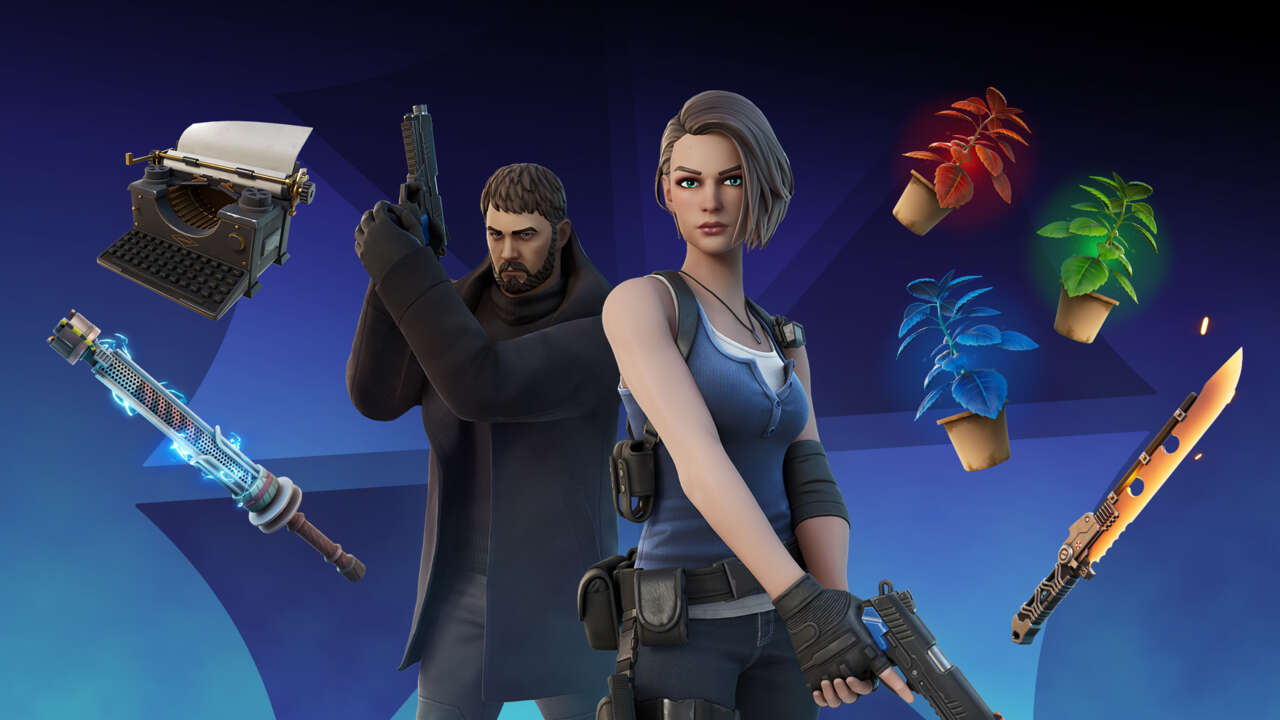 Fortnite Resident Evil Skins trae a Chris Redfield y Jill Valentine a Battle Royale
