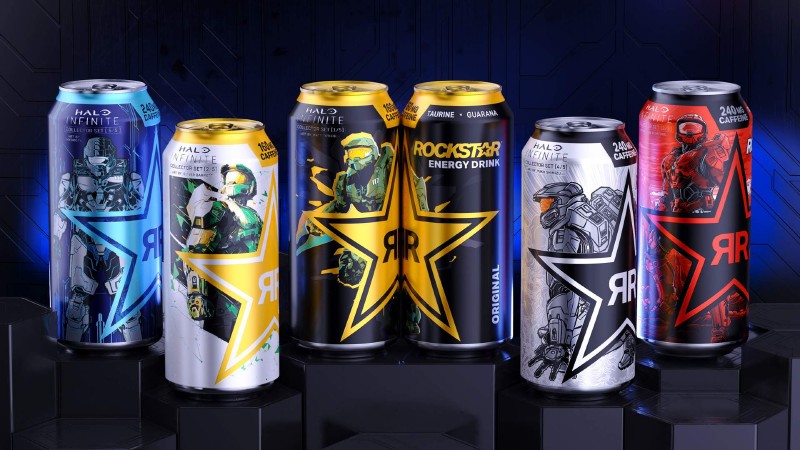 Halo Infinite Rockstar Energy Drinks desbloquea cosméticos y doble XP, ahora disponibles para su compra