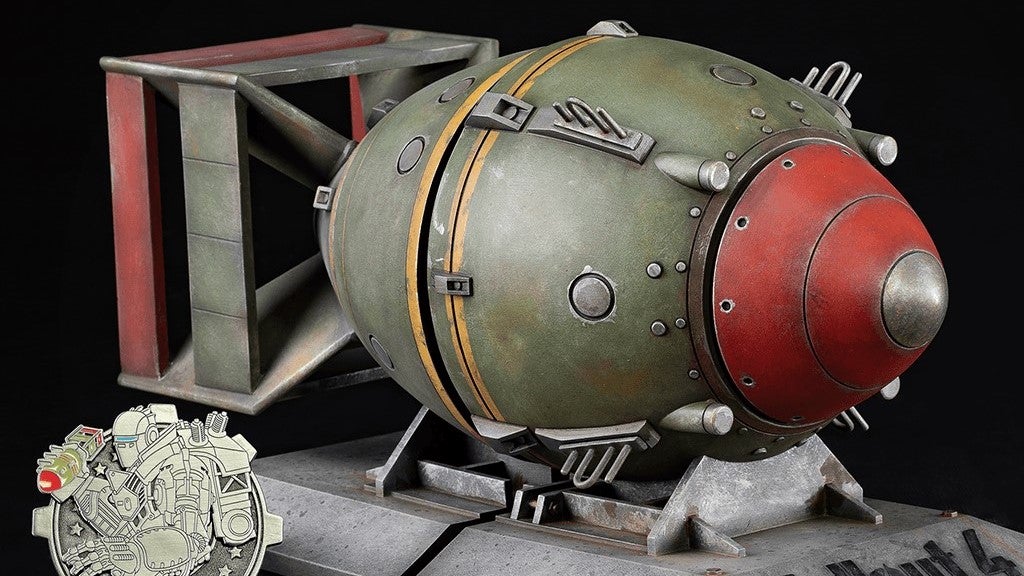 Los sujetalibros de Fallout 4 Nuke Bomb añaden un estilo postapocalíptico a tu estantería