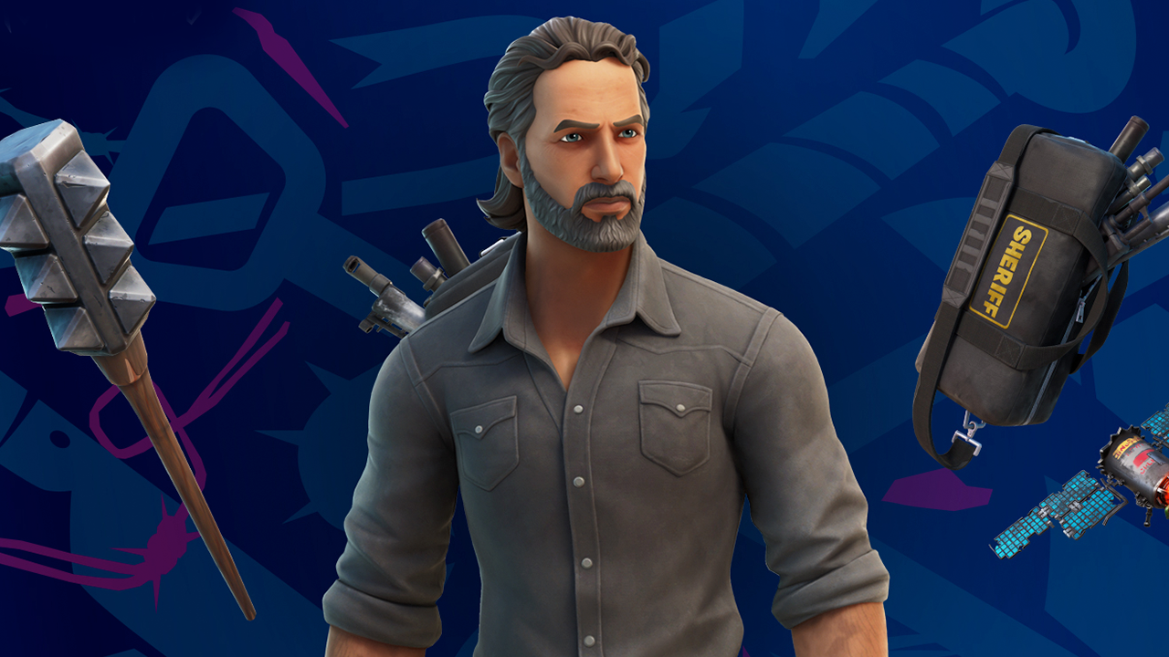 Rick Grimes de The Walking Dead se ha unido a Fortnite durante Fortnitemares 2021