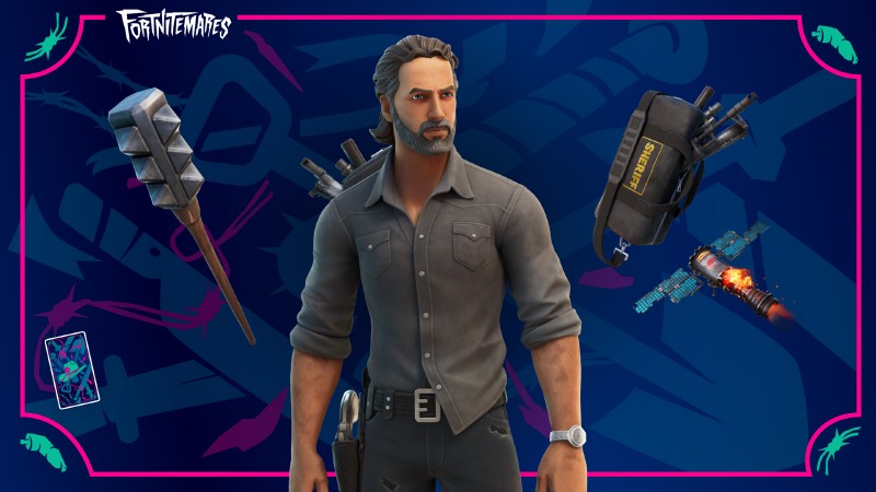 Rick Grimes de The Walking Dead se une a Fortnite, Daryl y Michonne Regresar a la tienda de artículos