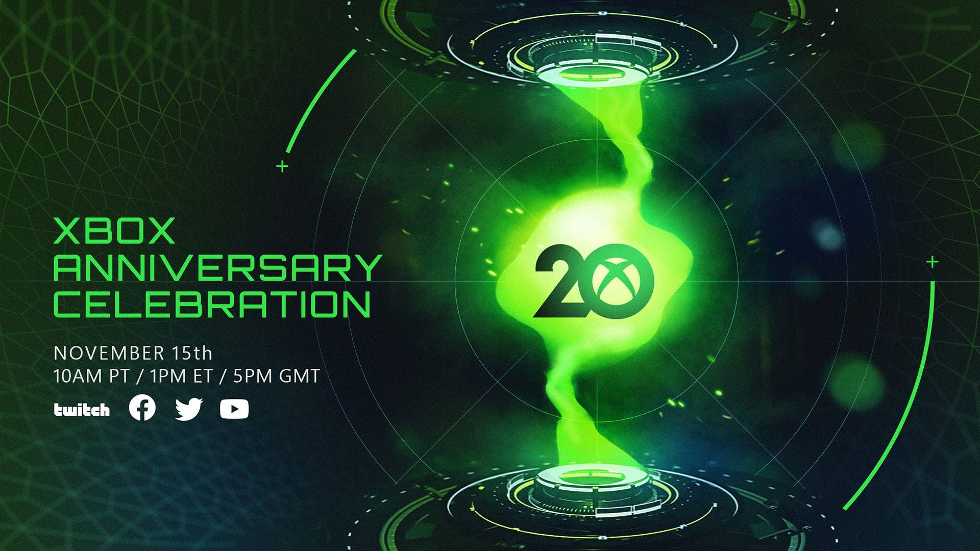 Xbox 20th Anniversary Hero Image