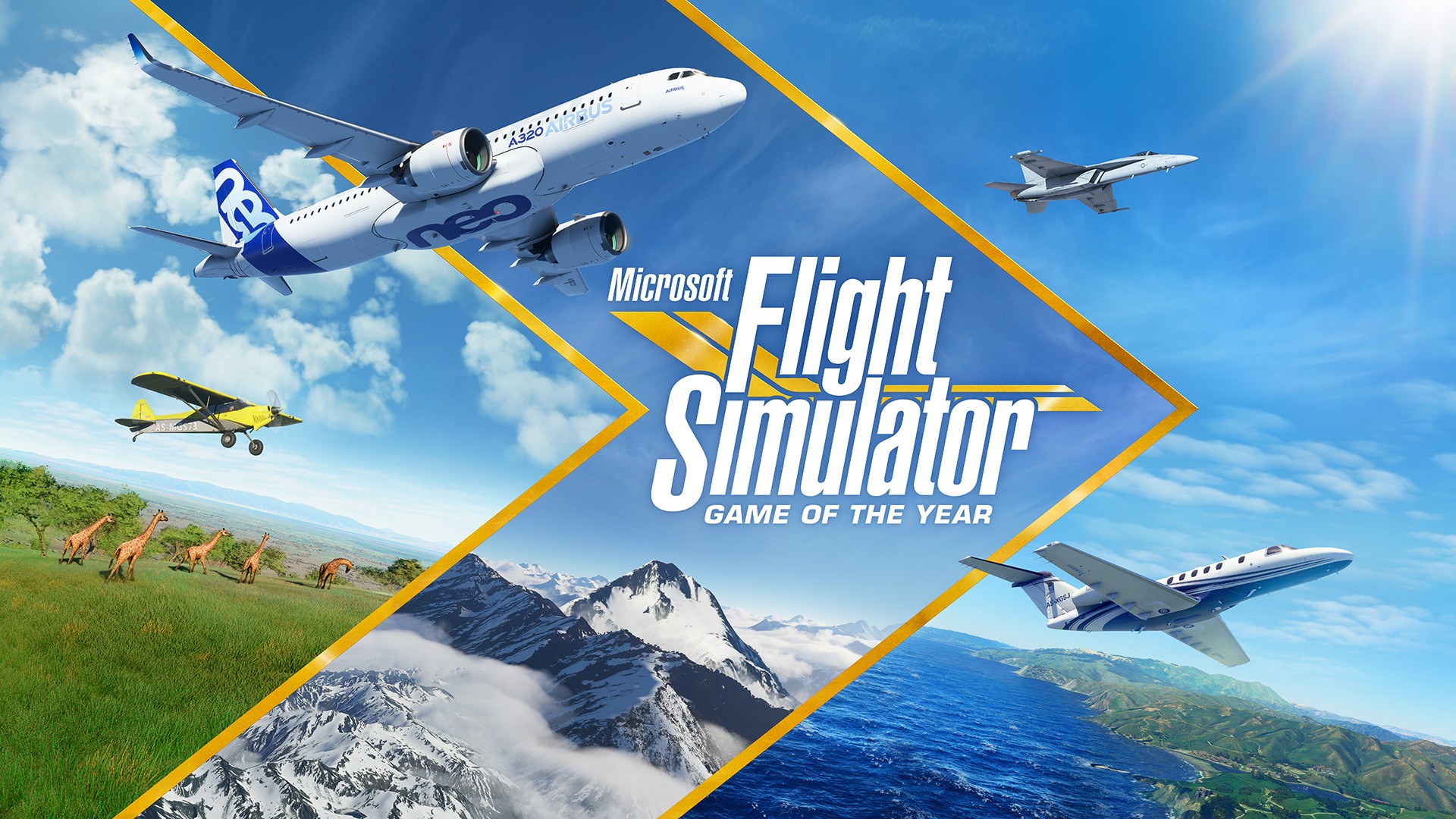 Arte clave de Microsoft Flight Simulator GOTY