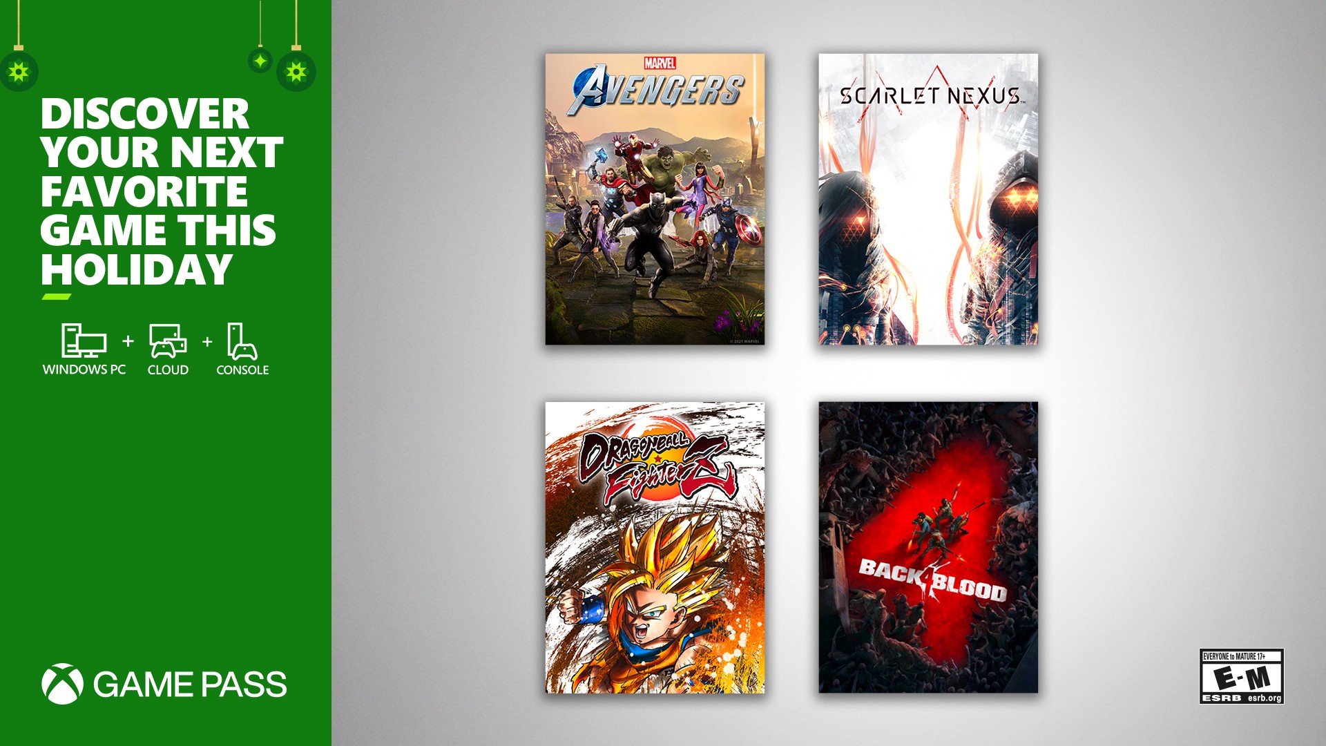 Banner de Xbox Game Pass