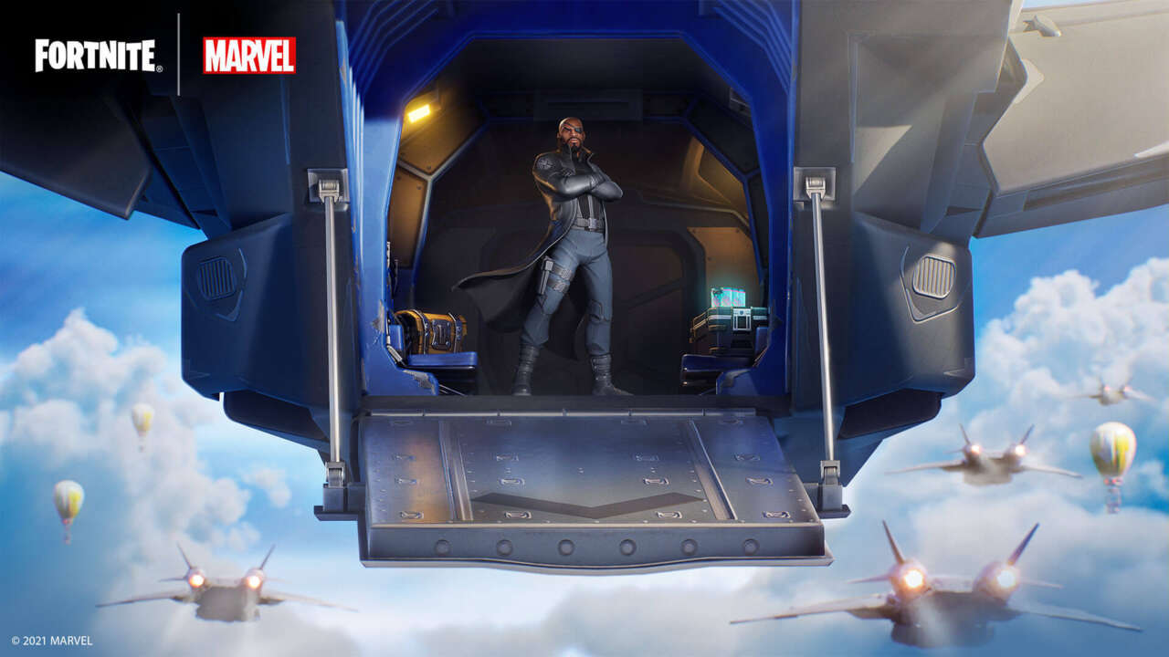 Fortnite Nick Fury Skin lleva al reclutador de los Vengadores a Battle Royale