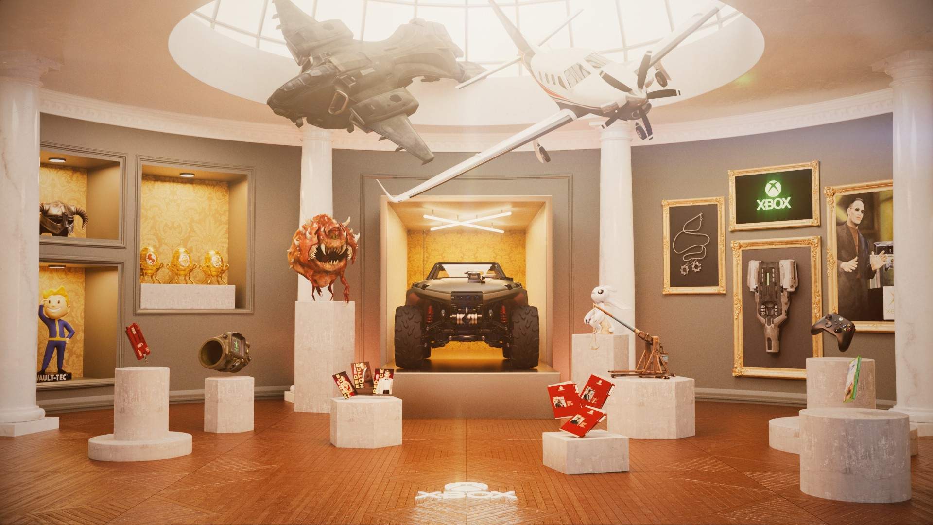 The Rock se asocia con Xbox para regalar una pintura al óleo de él mismo