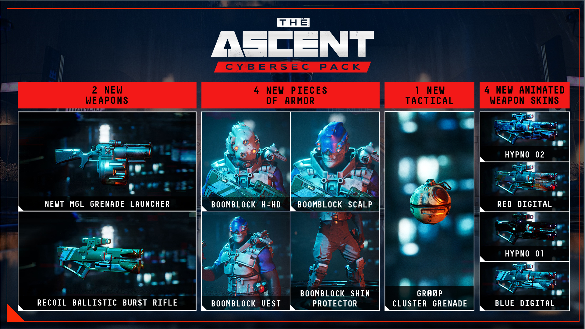 The Ascent Drops First Paid DLC Pack "CyberSec" hoy