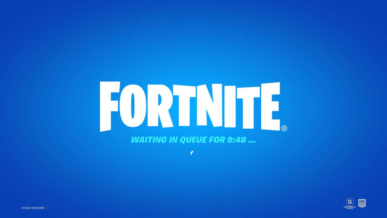 Cola de Fortnite: esta es la razón por la que el lanzamiento más grande de Epic coloca a los jugadores en una sala de espera