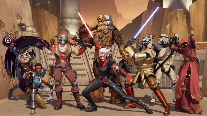 Eche un vistazo por primera vez a Star Wars: los personajes salvajes de los cazadores y el combate estilo arena
