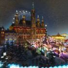 Nvidia construyó un país de las maravillas invernal gigante en Minecraft, incluido el trazado de rayos