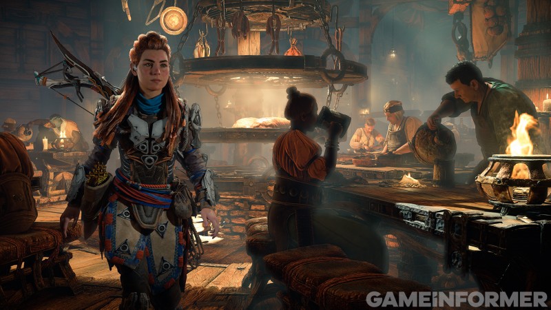 Estas cinco pantallas exclusivas de Horizon Forbidden West muestran a The Burrower y The Daunt