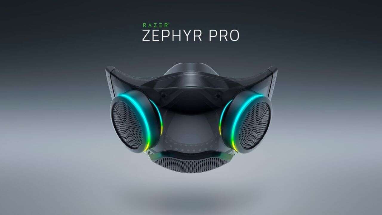 La máscara Razer Zephyr Pro mejorada agregará amplificación de voz