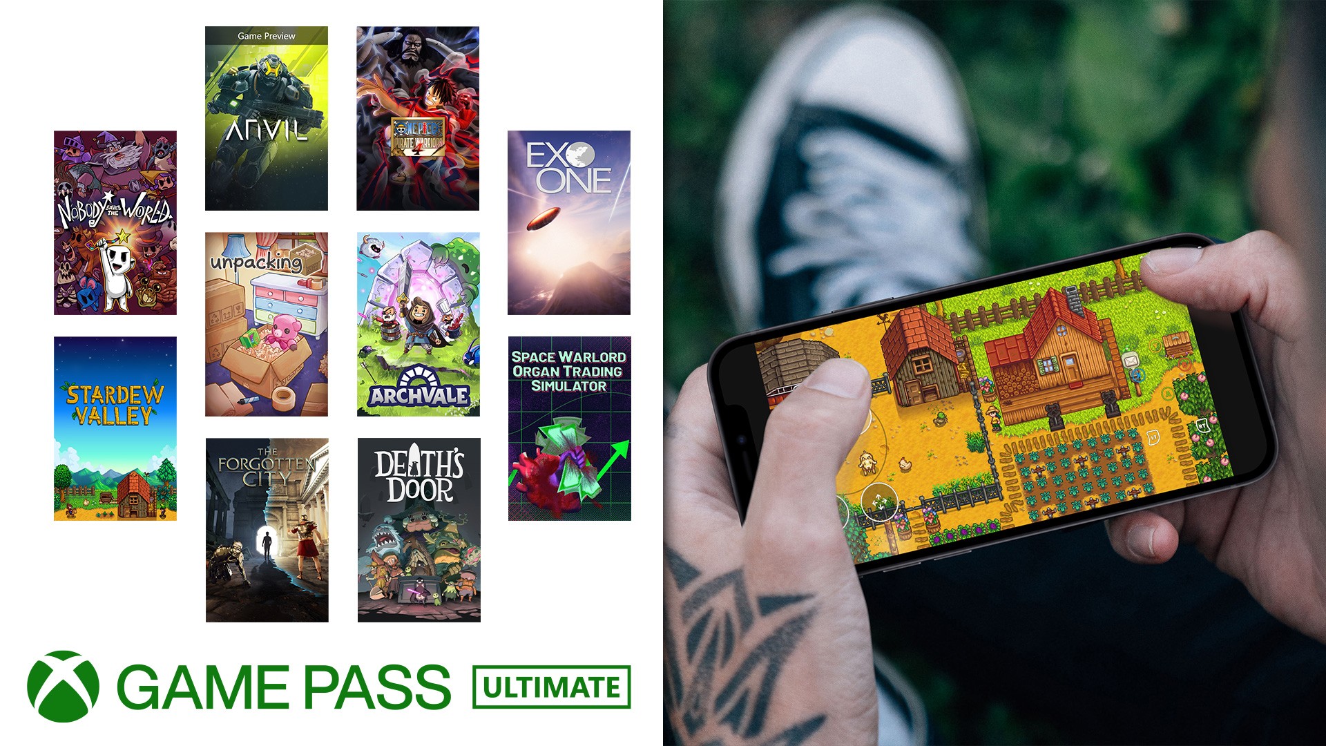 Xbox Game Pass - Controles táctiles