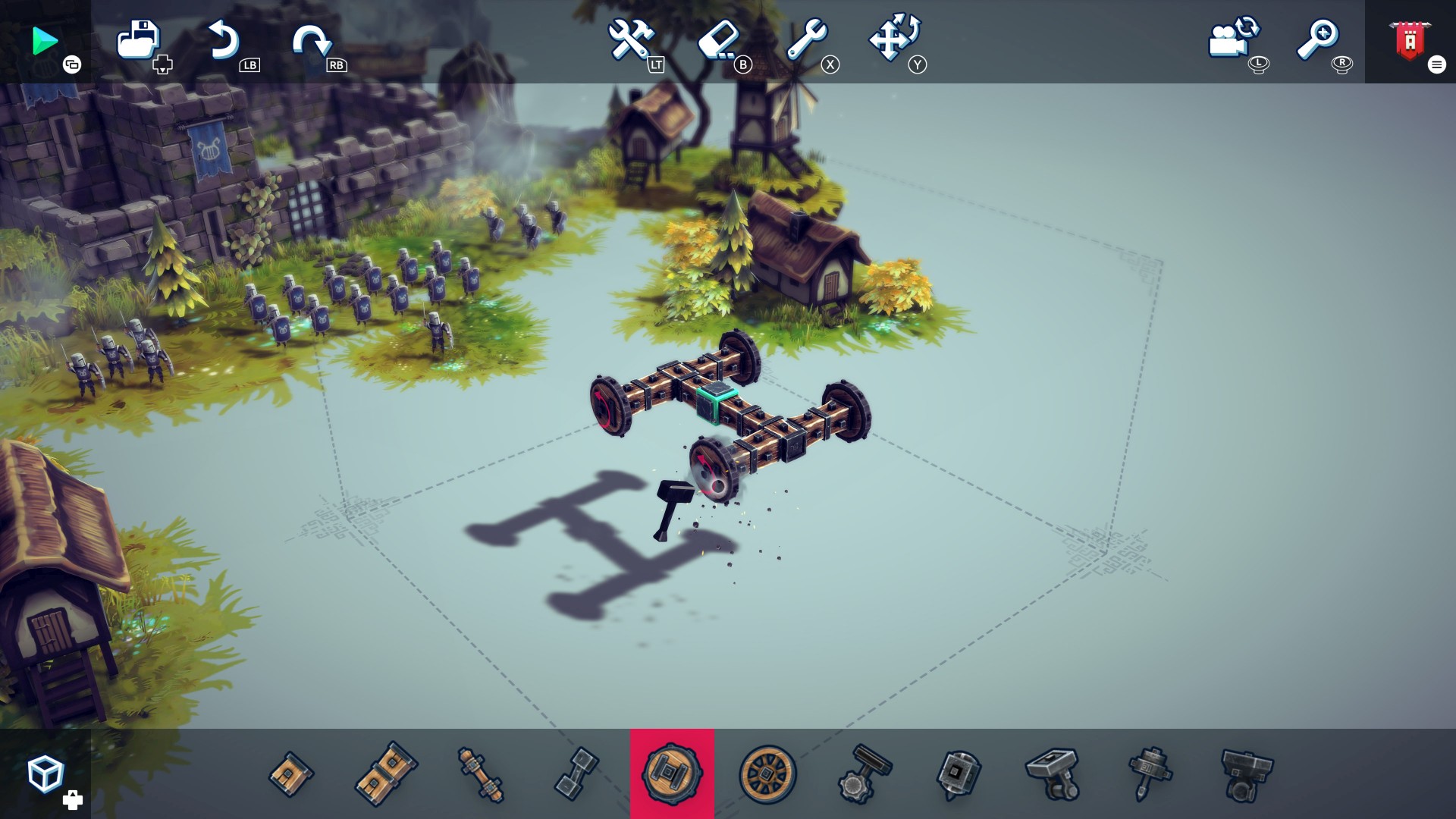 Consola Besiege (Vista previa del juego)