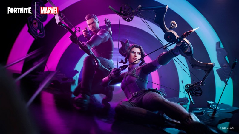 El dúo Hawkeye de Marvel ahora está en Fortnite