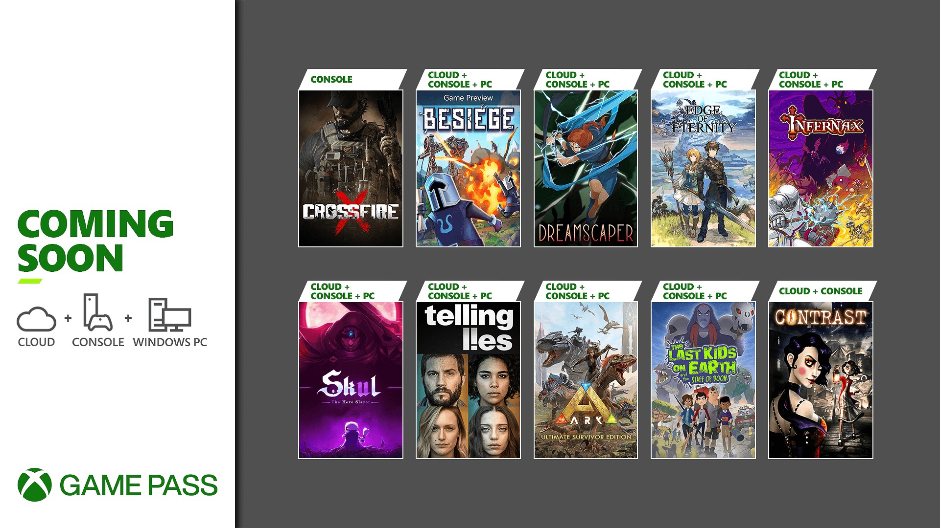 Próximamente en Xbox Game Pass: Contrast, CrossfireX, Ark: Ultimate Survivor Edition y más
