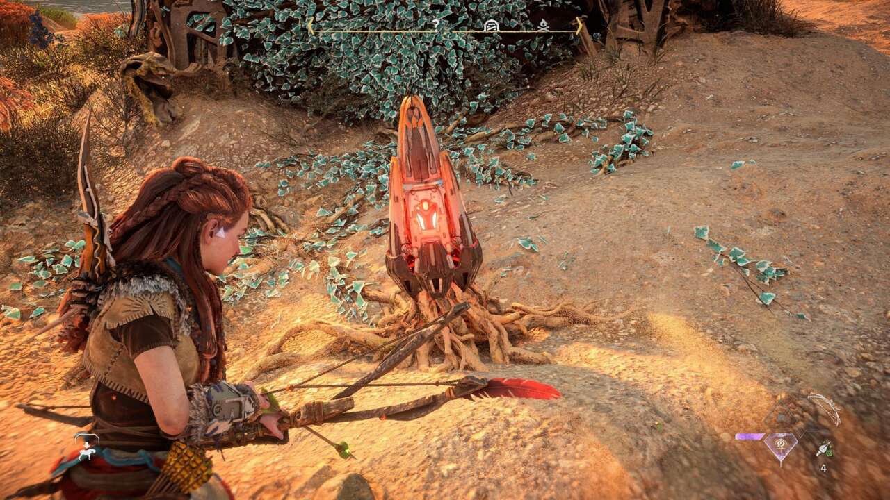 Guía de flores de metal del oeste prohibido de Horizon: cómo cortar enredaderas y acceder a áreas ocultas