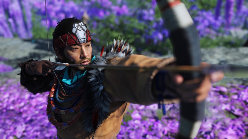 Parches de Ghost of Tsushima: Sucker Punch en la armadura inspirada en New Horizon Forbidden West