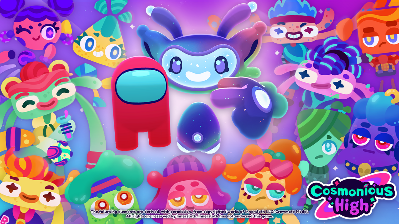 Among Us Crewmate entra en el mundo 3D de Cosmonious High en una nueva colaboración