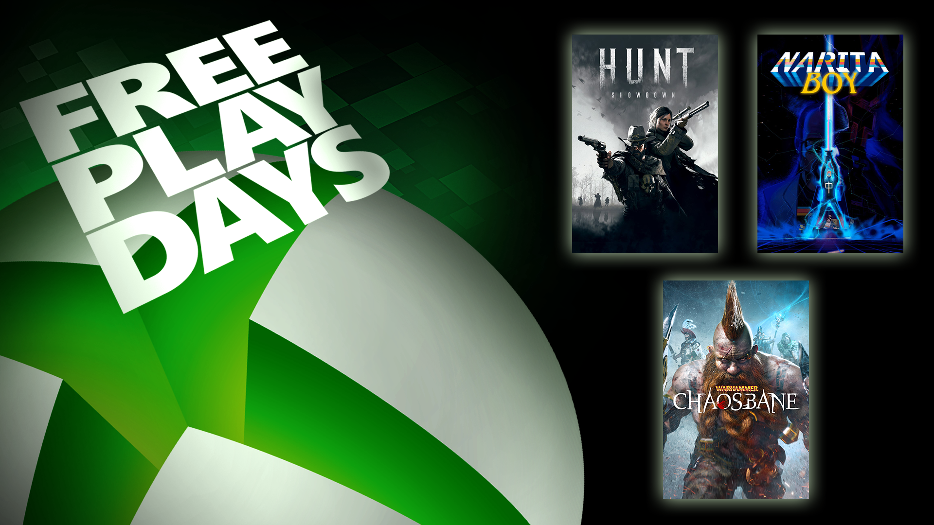 Días de juego gratis: Warhammer: Chaosbane, Narita Boy y Hunt: Showdown