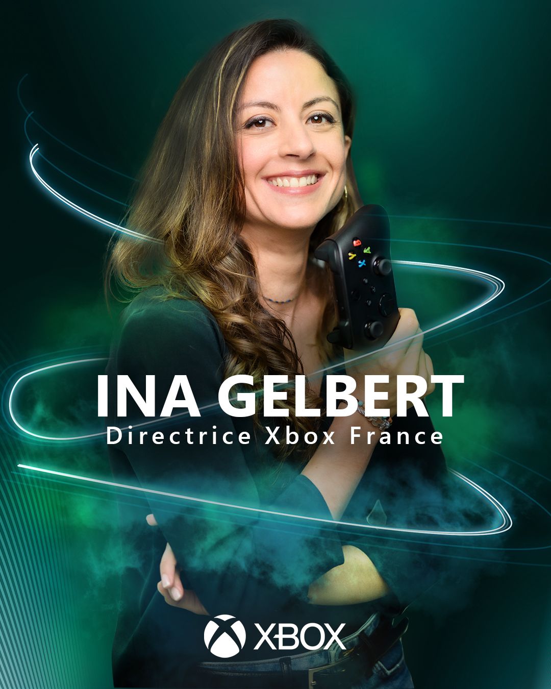 Ina Gelbert (Ella/Ella) Directora de Xbox Francia Región: Francia