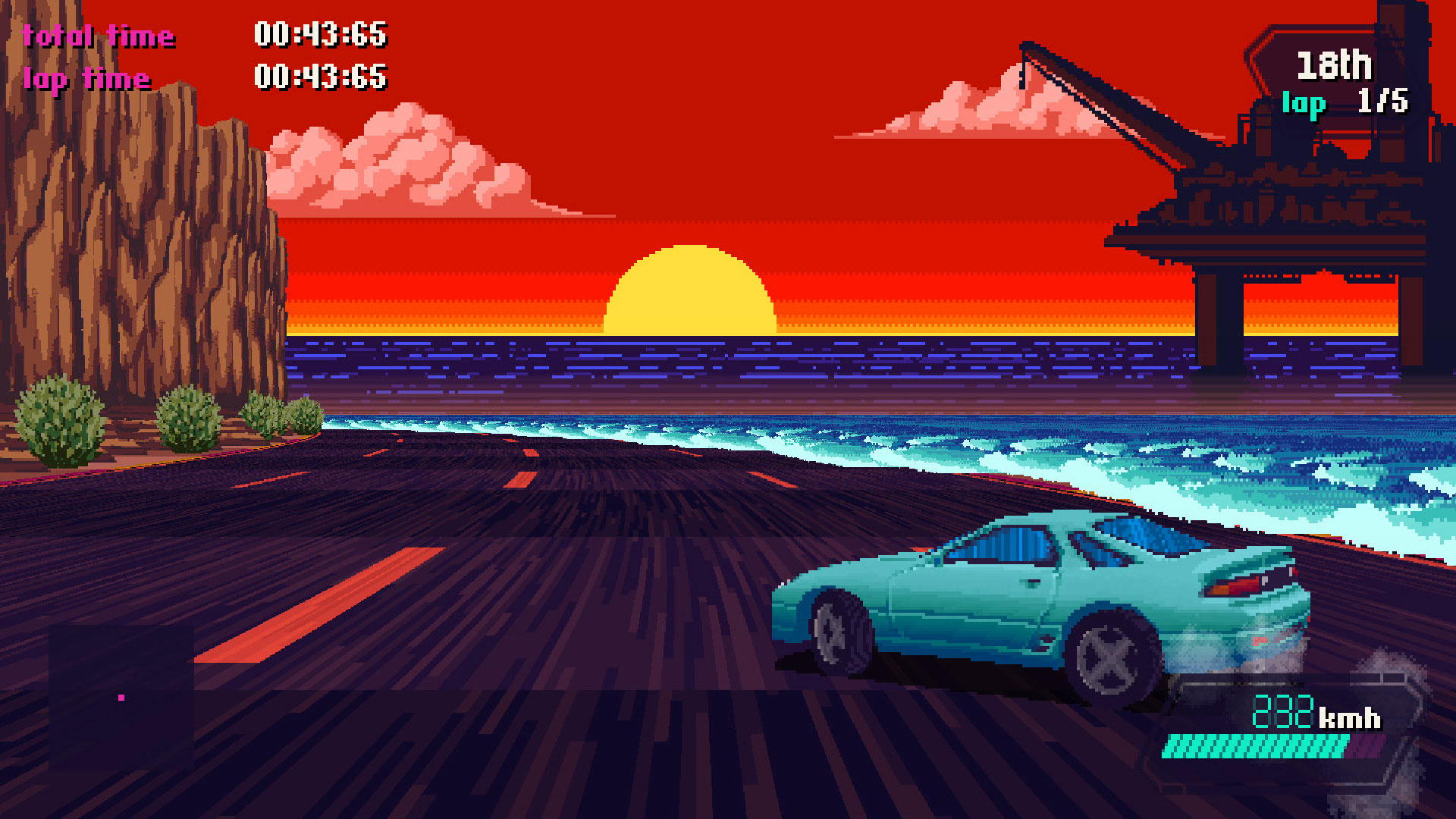 Disparo al atardecer