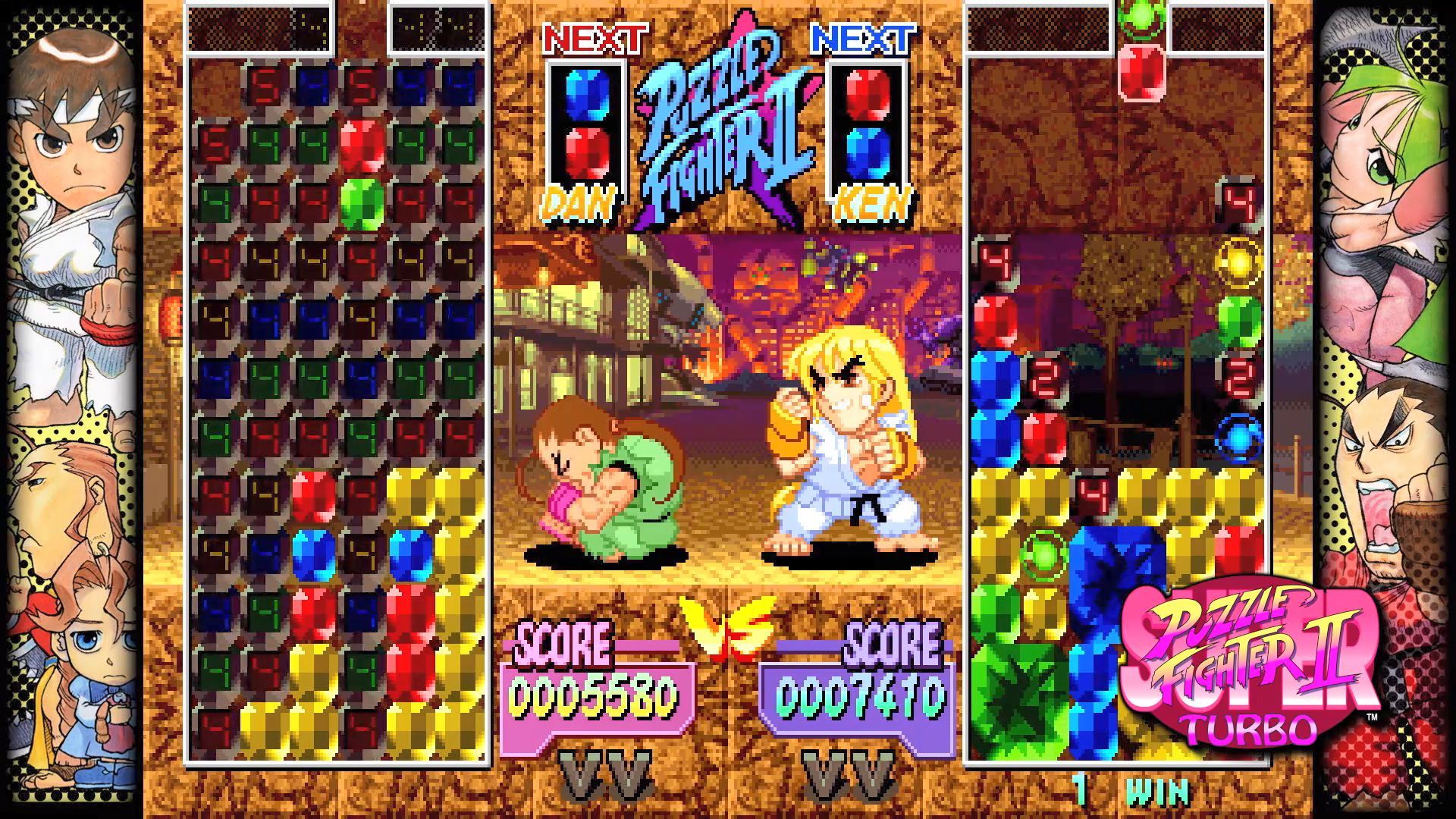 Captura de pantalla de Capcom Fighting Collection
