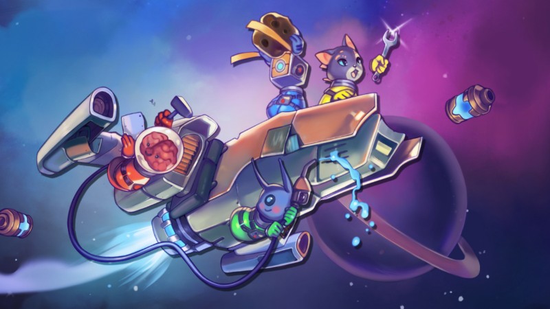 Fueled Up es un juego cooperativo de sofá para cuatro jugadores ambientado en el espacio desarrollado por Fireline Games