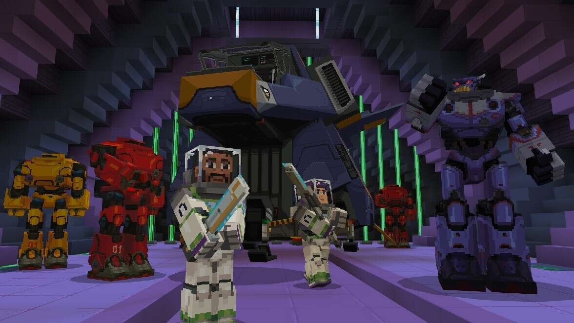 Minecraft Lightyear DLC disponible ahora con Buzz Crashing On Alien Planet