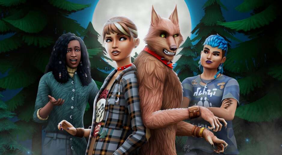 Ahora puedes convertirte en un hombre lobo en Los Sims 4