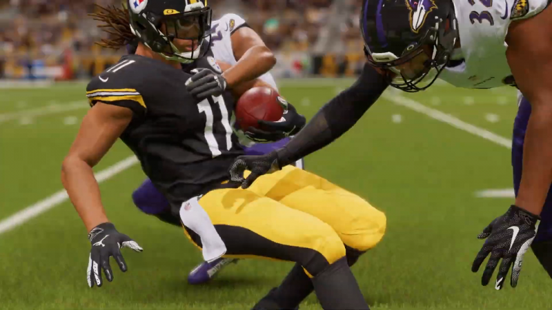 Vea FieldSense de Madden NFL 23 en acción