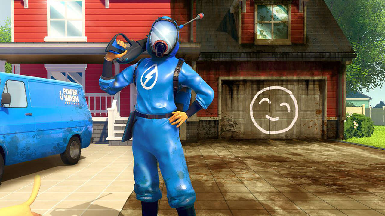 Los desarrolladores de PowerWash Simulator recomiendan no mirar al sol para evitar que el juego se cuelgue