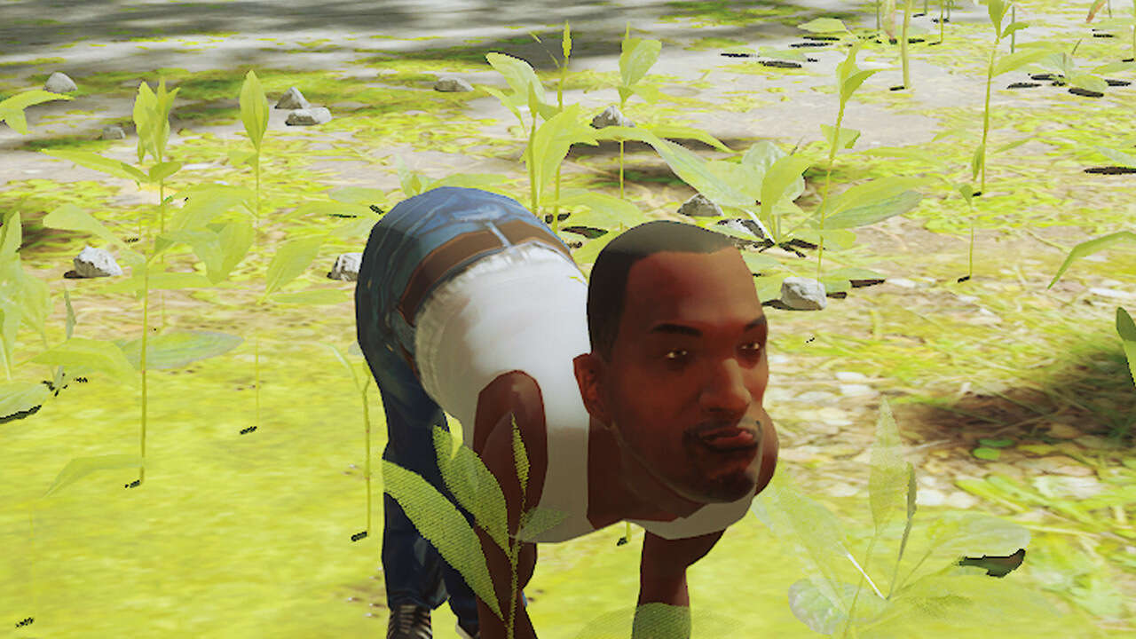 Horrible Stray Mod convierte al gato en CJ de GTA