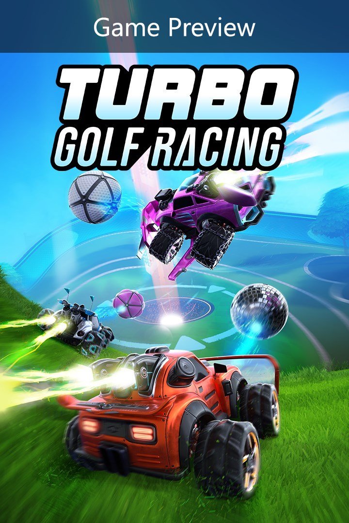 Arte de la caja de carreras de golf turbo