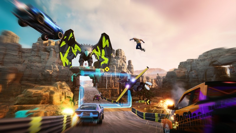 Stuntfest: World Tour se ve ridículamente exagerado en las mejores formas